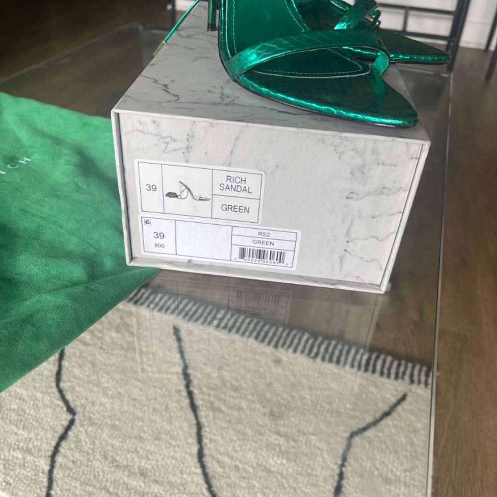 JESSICA RICH GREEN SANDAL - Picture 4 of 6